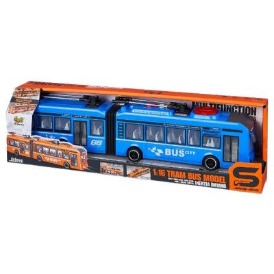 Іграшка CARS S Трамвай  блакитний 1:16 (CJ-4358578) (7120437)