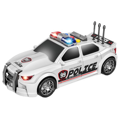 Іграшка CARS S Поліцейська машина біла 1:16 (CJ-2924206) (7120438)