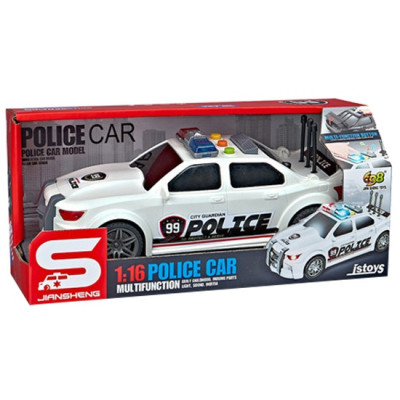 Іграшка CARS S Поліцейська машина чорна 1:16 (CJ-2924205) (7120439)