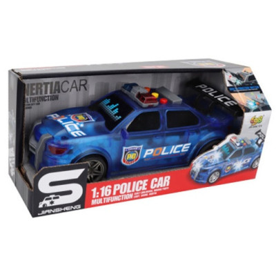Іграшка CARS S Поліцейська машина синя 1:16 (CJ-4247839) (7120441)