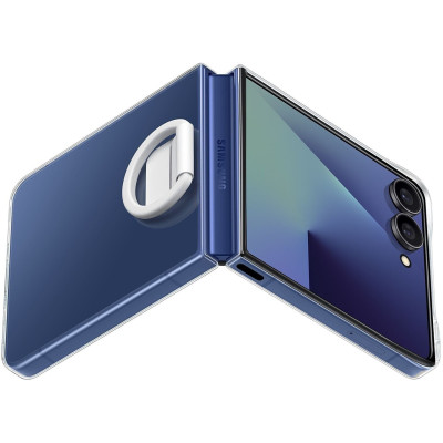 Чохол Samsung Flip 7 Ring Case Transparent (EF-QF766CTEGUA)  (7157358)