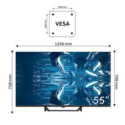 LED-телевізор Haier H55S80FUX (7133329)