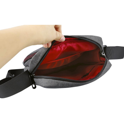 Сумки Yenkee Portable TARMAC Messenger Bag YBT 1070GY Grey (7137047)