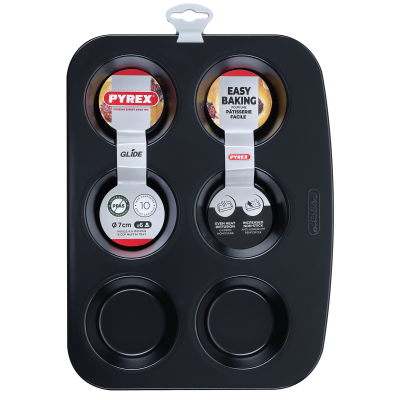 Форма для мафінів Pyrex Glide, 6 шт (7168821)