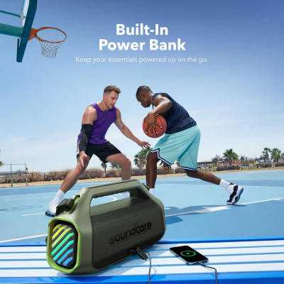 Портативна акустика Anker SoundCore Boom 2 Plus Green (7138057)