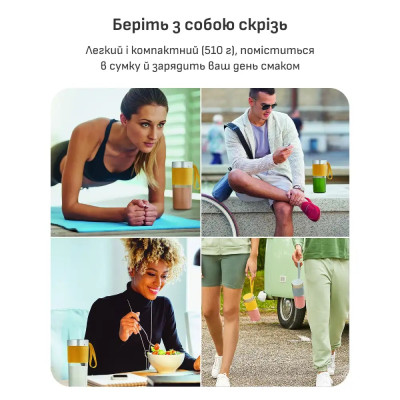 Акумуляторний портативний блендер Tefal BL1C0230 (7150898) Акумуляторний портативний блендер Tefal BL1C0230 (7150898)