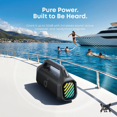 Портативна акустика Anker SoundCore Boom 2 Pro Black (7169789)
