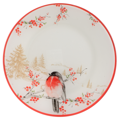 Тарілка обідня Viva NY Winter Bird, 25 см (7109511) Тарілка обідня Viva NY Winter Bird, 25 см (7109511)