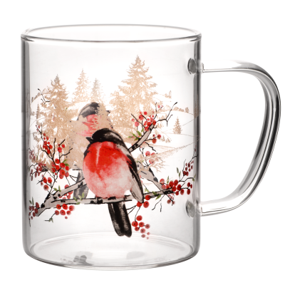 Набір чашок Viva NY Winter Bird, 2х400 мл (7109513) Набір чашок Viva NY Winter Bird, 2х400 мл (7109513)