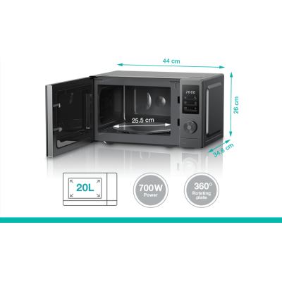 Мікрохвильова піч Gorenje MO20A3T4 (7066957) Мікрохвильова піч Gorenje MO20A3T4 (7066957)