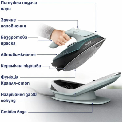 Праска з подачею пари Tefal FV6670E0 (7165674)