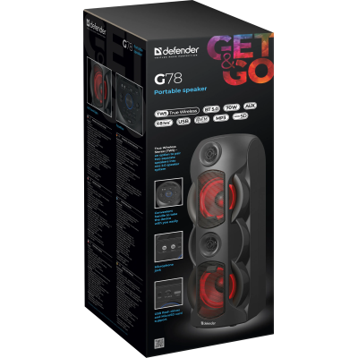 Портативна акустика Defender G78 70W Black (65178) (7055838)