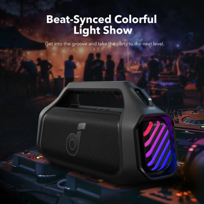 Портативна акустика Anker SoundCore Boom 2 Plus Black (7138056)