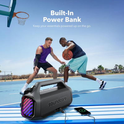 Портативна акустика Anker SoundCore Boom 2 Plus Black (7138056)