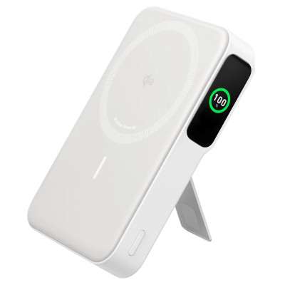 Портативний зарядний пристрій Anker MagGo 10000 mAh Qi2 15W + USB-C PD 27W White (7181286)