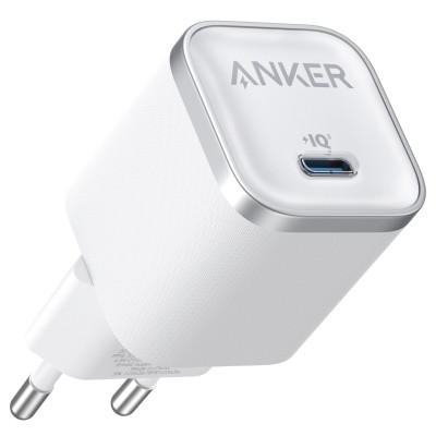 Мережевий зарядний пристрій Anker Nano Charger - 45W USB-C White (7181287)