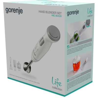 Понурювальний блендер Gorenje HBC804QW (6651506) Понурювальний блендер Gorenje HBC804QW (6651506)
