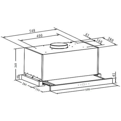 Витяжка Hansa OTP66511BGH (7072707)