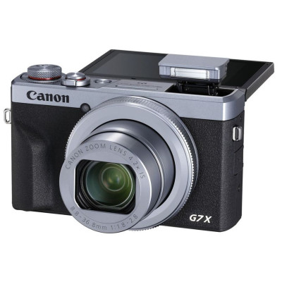 Цифрова камера Canon PowerShot G7X Mark III Battery kit Silver (7163309) Цифрова камера Canon PowerShot G7X Mark III Battery kit Silver (7163309)