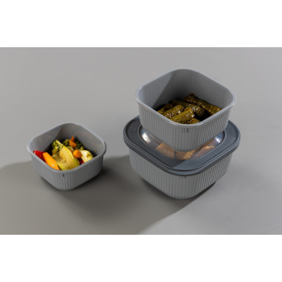 Набір контейнерів Idea Home 00685 Line Box Gray 0.6/1.1/1.8 (00685 Gray) (7180066) Набір контейнерів Idea Home 00685 Line Box Gray 0.6/1.1/1.8 (00685 Gray) (7180066)