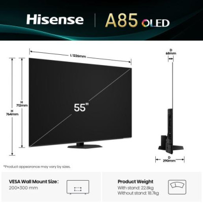 LED-телевізор Hisense 55A85Q (7134193)