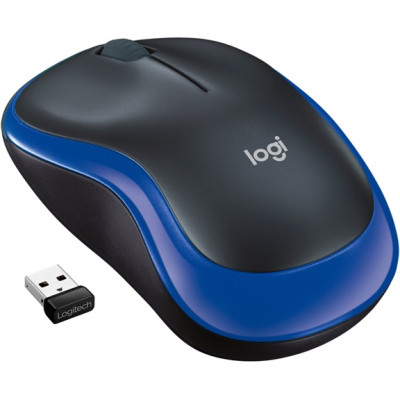 Миша Logitech Wireless Mouse M185 BLUE - EWR2 (910-002236) (6877534)