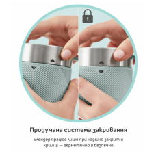 Акумуляторний портативний блендер Tefal BL1C0430 (7150895) Акумуляторний портативний блендер Tefal BL1C0430 (7150895)