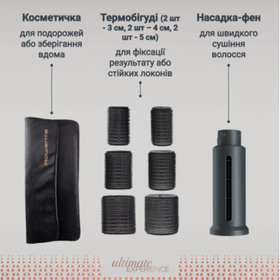 Фен-щітка Rowenta UB9920E0 (7196496)