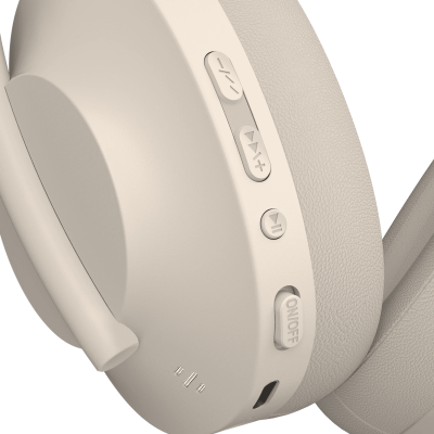 Гарнітура Defender FreeMotion B485 Bluetooth ANC Beige (63485) (7202784)