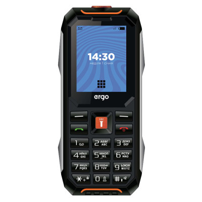 Мобільний телефон ERGO E182 Dual Sim Black orange (7216419)