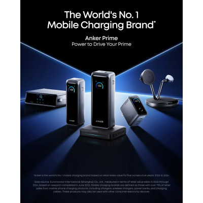 Портативний зарядний пристрій Anker Prime - 26000 mAh 300W PD Black (7224062)