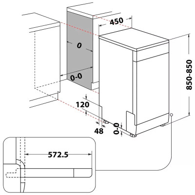 Посудомийна машина Indesit DSCFE1B10SRU (6676549)