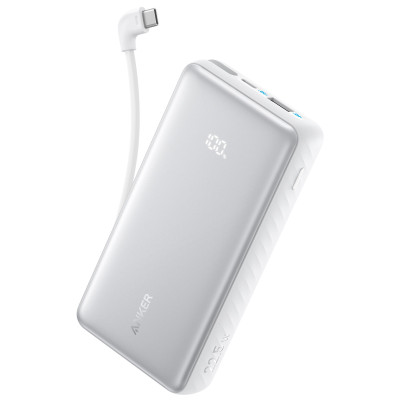 Портативний зарядний пристрій Anker - 10000 mAh 22.5W USB-C Cable White (7227886)