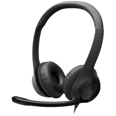 Гарнітура Logitech H390 USB-C, Midnight Black (7181154) Гарнітура Logitech H390 USB-C, Midnight Black (7181154)