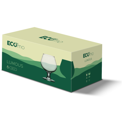 Набір бокалів ECOmo Lumous, 6х330 мл (7169069) Набір бокалів ECOmo Lumous, 6х330 мл (7169069)