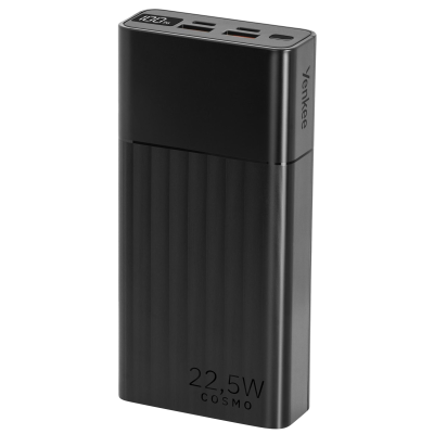 Портативний зарядний пристрій Yenkee YPB 2031 - 20000 mAh PD20W + QC22.5W Black (7230234)