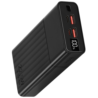 Портативний зарядний пристрій Yenkee YPB 2031 - 20000 mAh PD20W + QC22.5W Black (7230234)