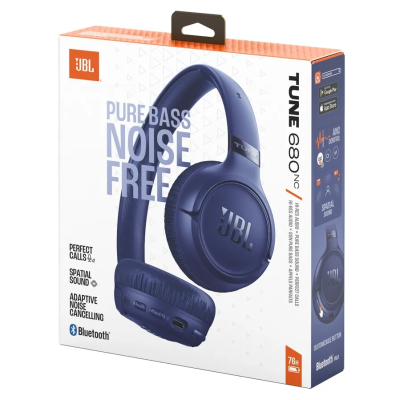 Гарнітура JBL TUNE 680NC Blue (JBLT680NCBLU) (7225530)