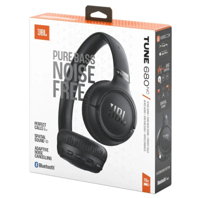 Гарнітура JBL TUNE 680NC Black (JBLT680NCBLK) (7225529) Гарнітура JBL TUNE 680NC Black (JBLT680NCBLK) (7225529)