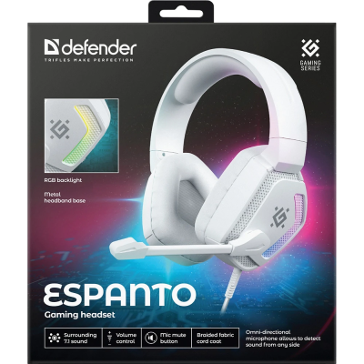 Гарнітура Defender Espanto White (62470) (7228940)