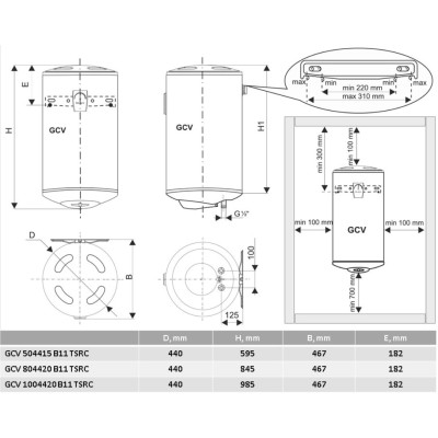 Водонагрівач Tesy Bilight GCV 804420 B11 TSRC  (7229703)