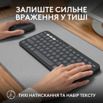 IT набор Logitech Pebble 2 Combo - Tonal Graphite - US INT'L - 2.4GHZ/BT (6915632) IT набор Logitech Pebble 2 Combo - Tonal Graphite - US INT'L - 2.4GHZ/BT (6915632)