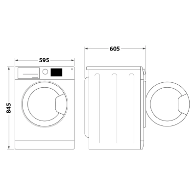 Пральна машина автоматична Whirlpool FFB 11469 BCV UA (6912873) Пральна машина автоматична Whirlpool FFB 11469 BCV UA (6912873)