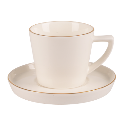 Чашка з блюдцем Limited Edition Aria Gold, 90 мл (7183323)