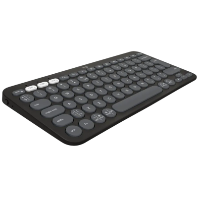 Клавіатура Logitech K380s Pebble Keys 2 Tonal Graphite (6915629)