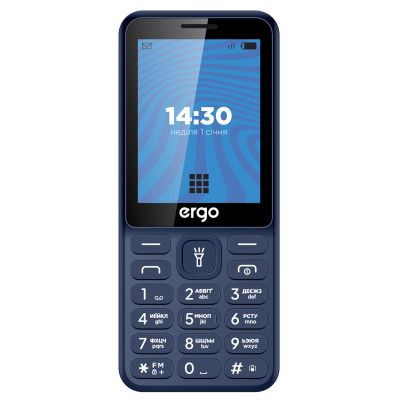 Мобільний телефон ERGO E284 Dual Sim Blue (7231988)