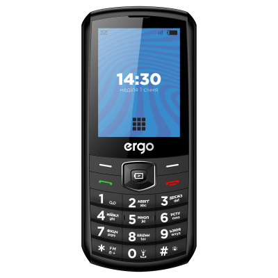 Мобільний телефон ERGO E285 Dual Sim Black (7231989)