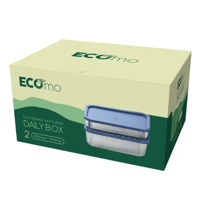 Набір контейнерів ECOmo Daily Box 1200 мл+1700 мл (7255479) Набір контейнерів ECOmo Daily Box 1200 мл+1700 мл (7255479)