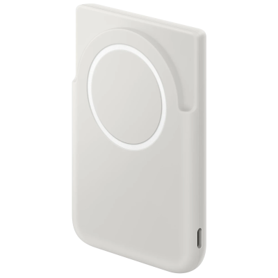 Портативний зарядний пристрій Samsung Magnet Wireless Battery Pack 5000mAh 25W (EB-U2500XJEGWW) White (7252028)