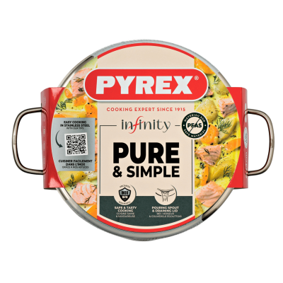 Кастрюля Pyrex Infinity, (4 л) 24 см (7250686) Кастрюля Pyrex Infinity, (4 л) 24 см (7250686)
